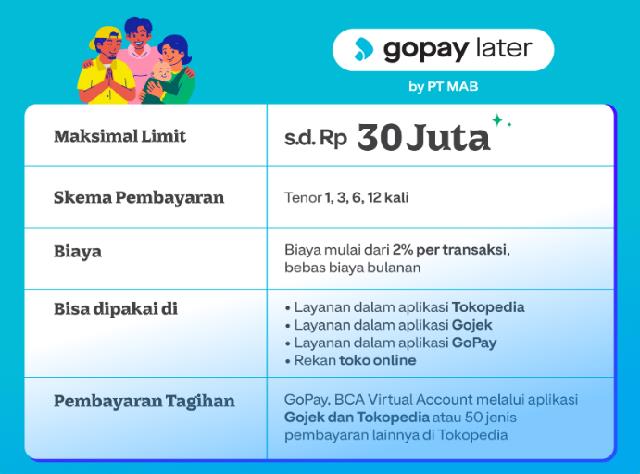 Bunga GoPay PayLater